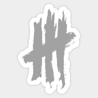 New Politics (light grey) Sticker